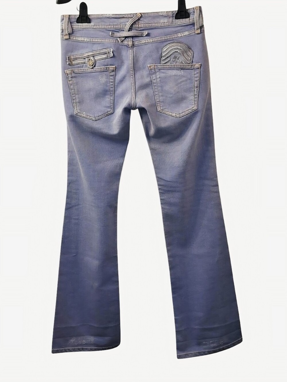 Jimmy Taverniti *RARE* Lilac colored Low-rise Flare-cut Jeans